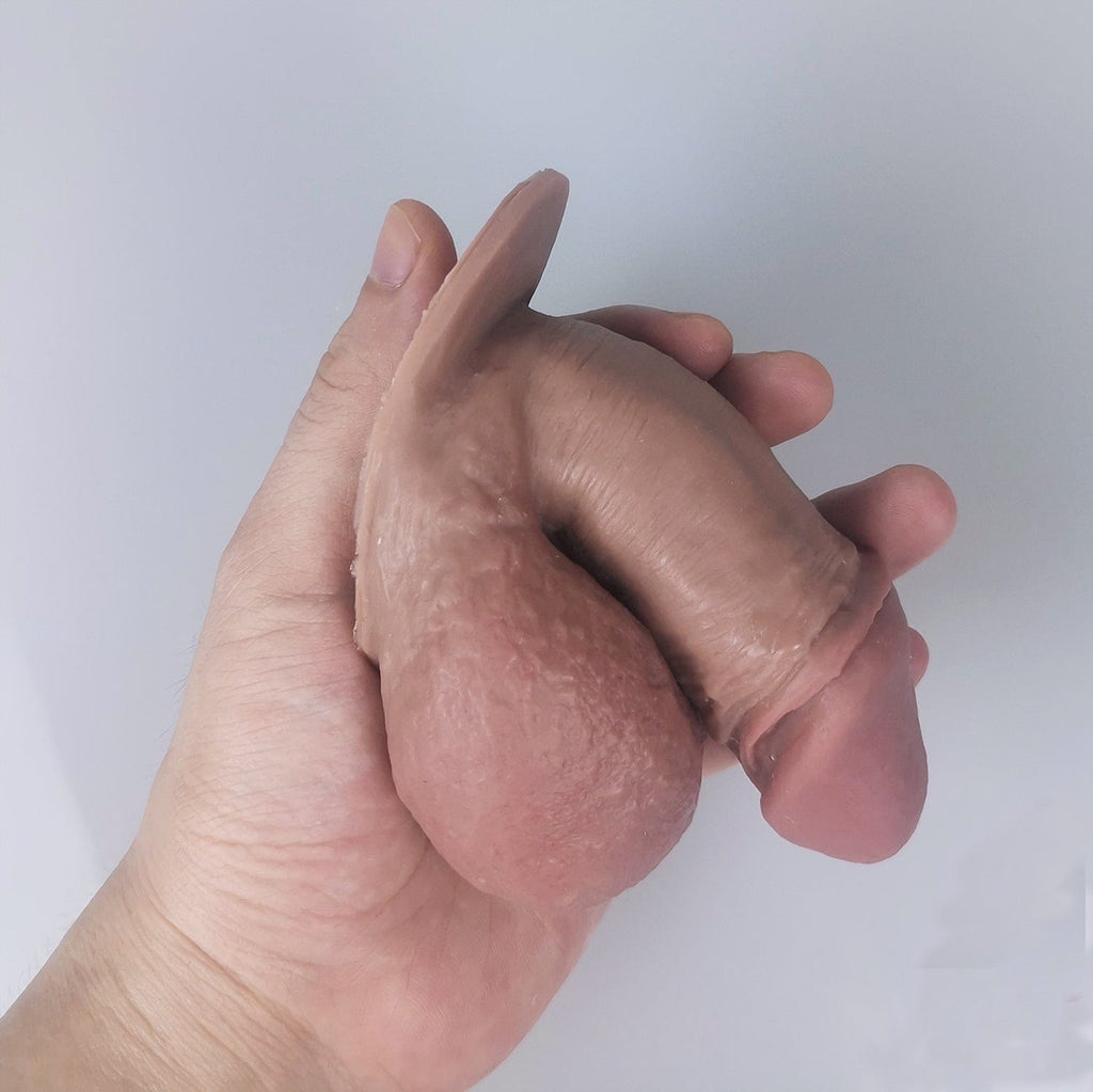 MRIMIN Transgender Supply MRIMIN FTM Transgender Platinum Silicone Customized Packer Ultra-Lifelike Prosthetic Penis-SUL01