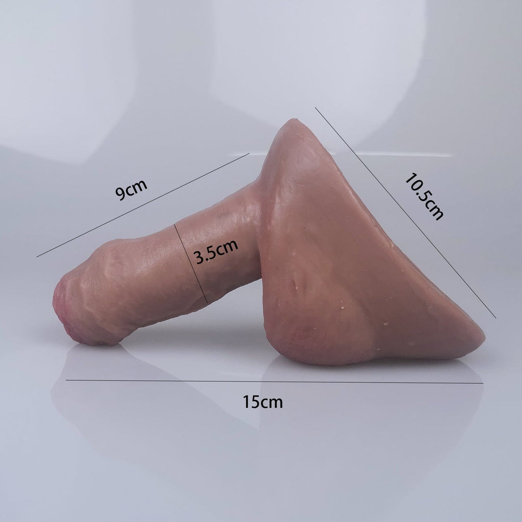 MRIMIN Transgender Supply MRIMIN FTM Transgender Platinum Silicone Customized Packers STP Ultra-Lifelike Prosthetic-SUL04
