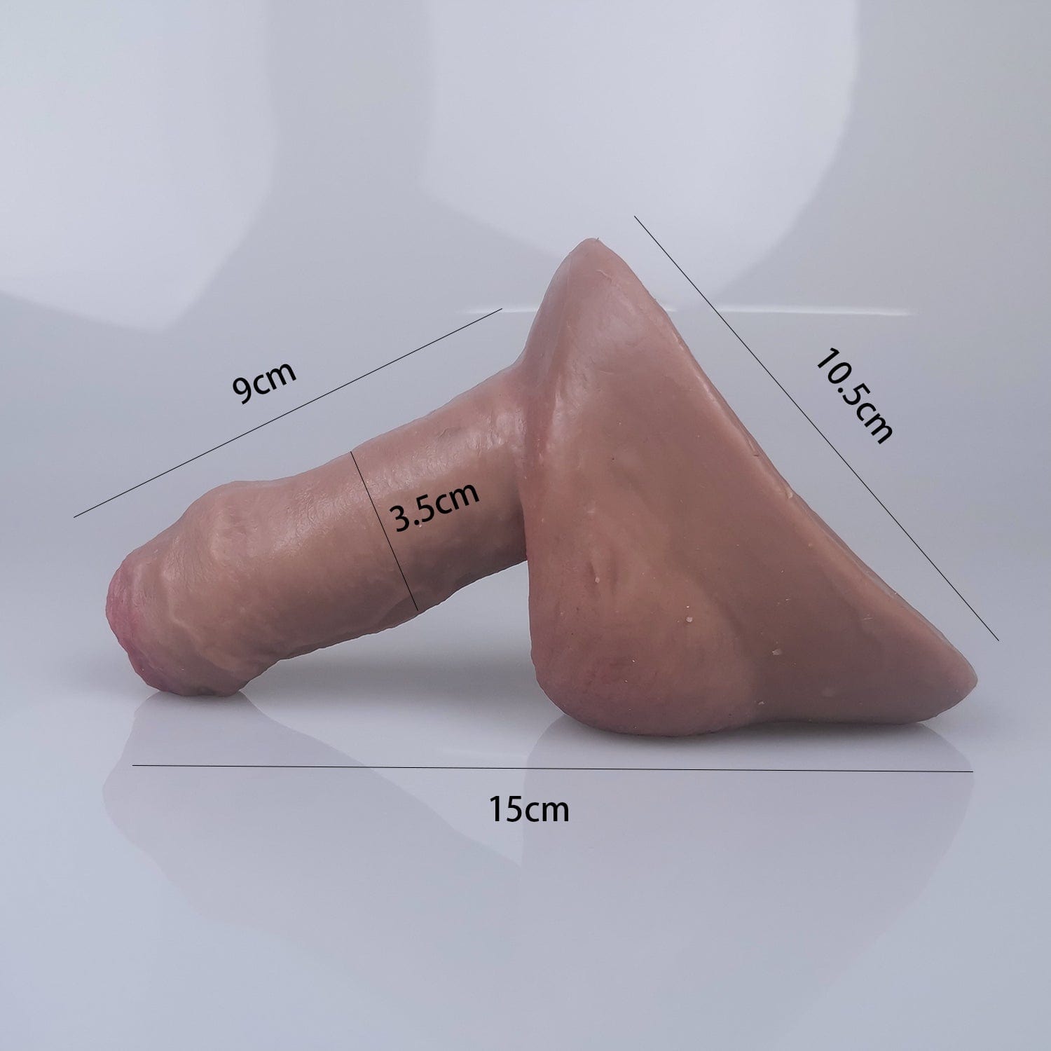 MRIMIN Transgender Supply MRIMIN FTM Transgender Platinum Silicone Customized Packers STP Ultra-Lifelike Prosthetic-SUL04