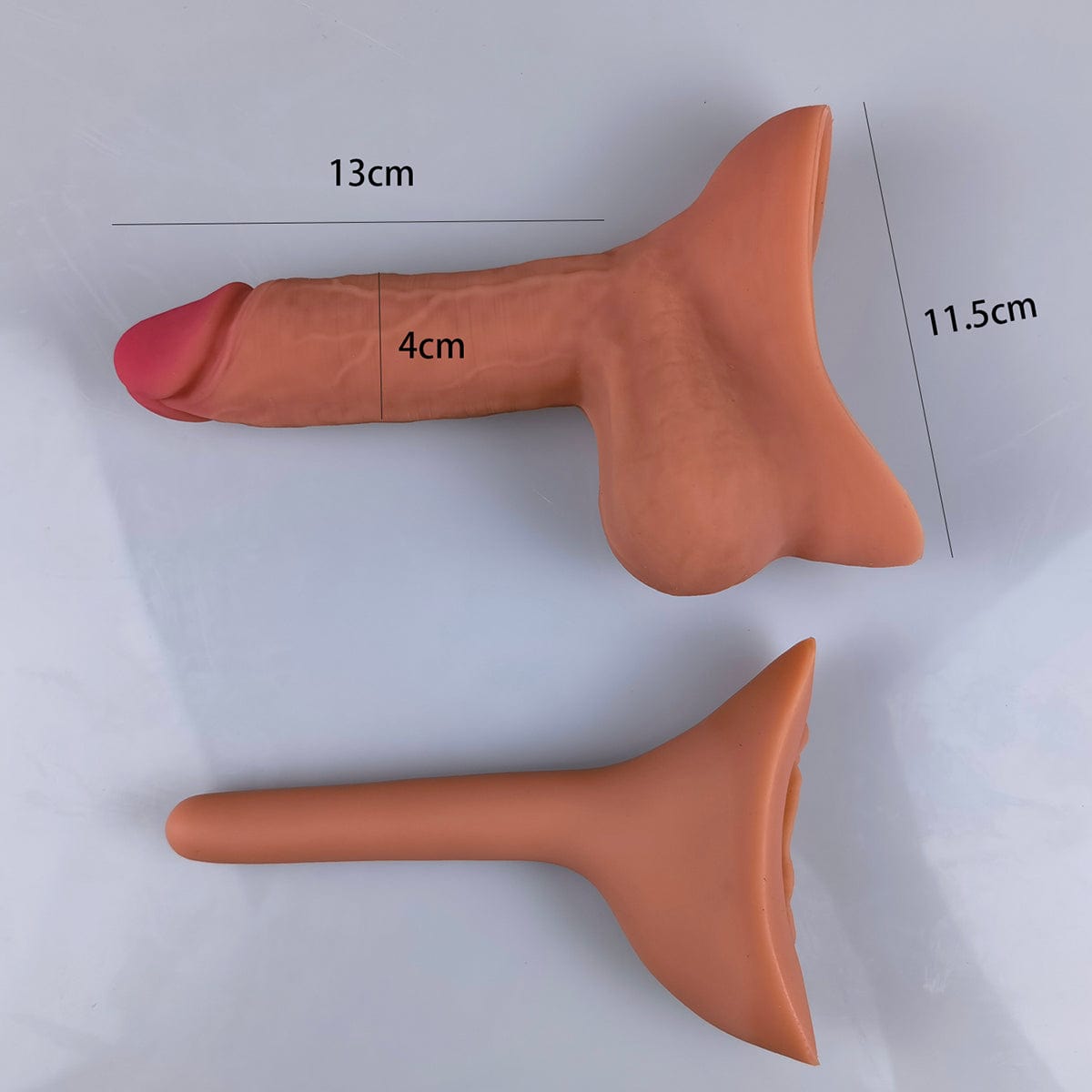 MRIMIN Transgender Supply MRIMIN FTM Transgender Prosthetic 3 in 1 Strap On Penis Packer STP Device for Transgender-Basic 2