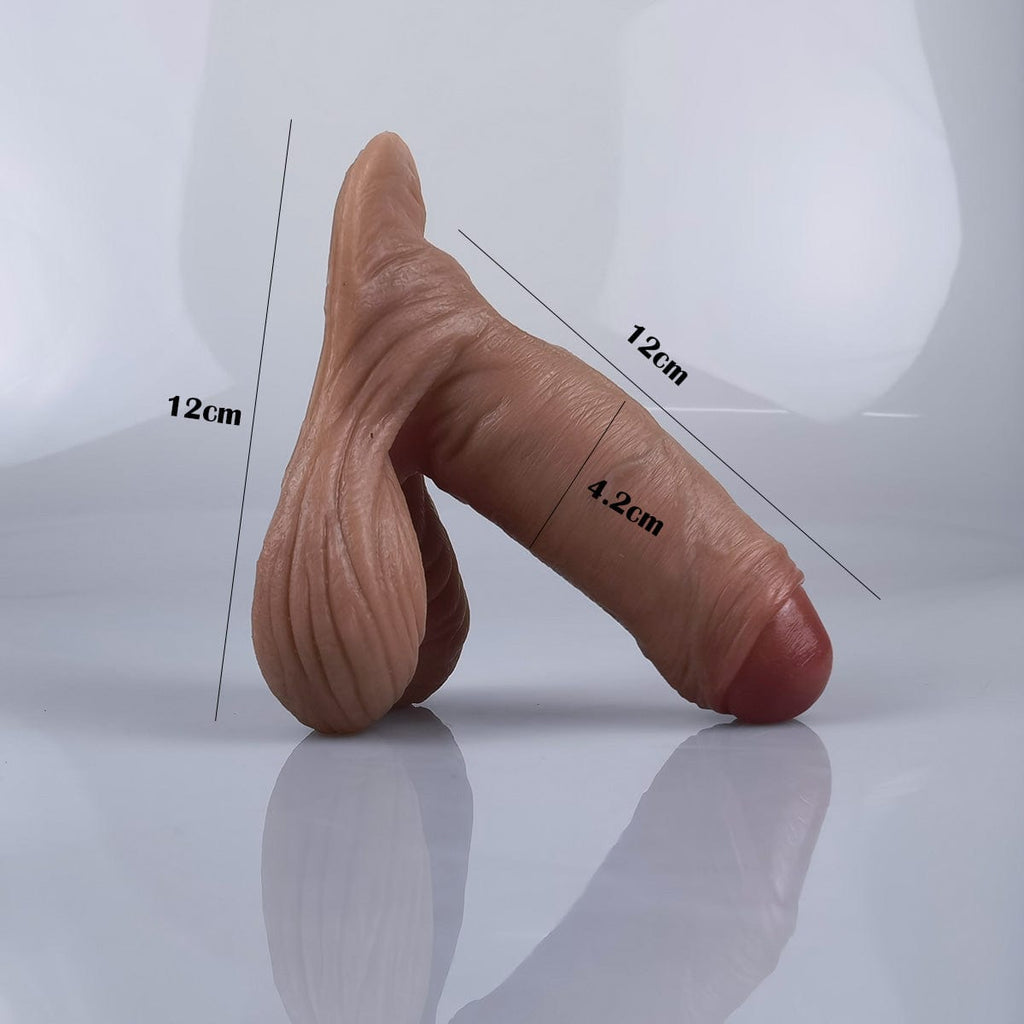 MRIMIN Transgender Supply MRIMIN FTM Transgender Silicone Handmade 2 in 1 Packer STP Ultra-Lifelike Prosthetic-CUL02