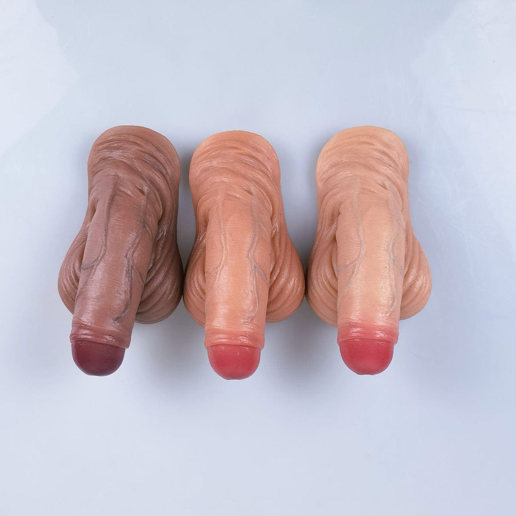 MRIMIN Transgender Supply MRIMIN FTM Transgender Silicone Handmade 2 in 1 Packer STP Ultra-Lifelike Prosthetic-CUL02
