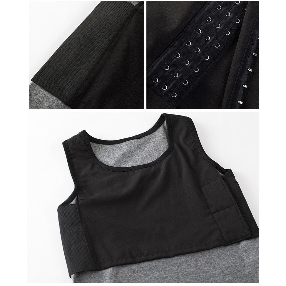 MRIMIN Transgender Supply MRIMIN FTM Women Tomboy Breathable Cotton Elastic Band Colors Chest Binder Tank Top-MRB2