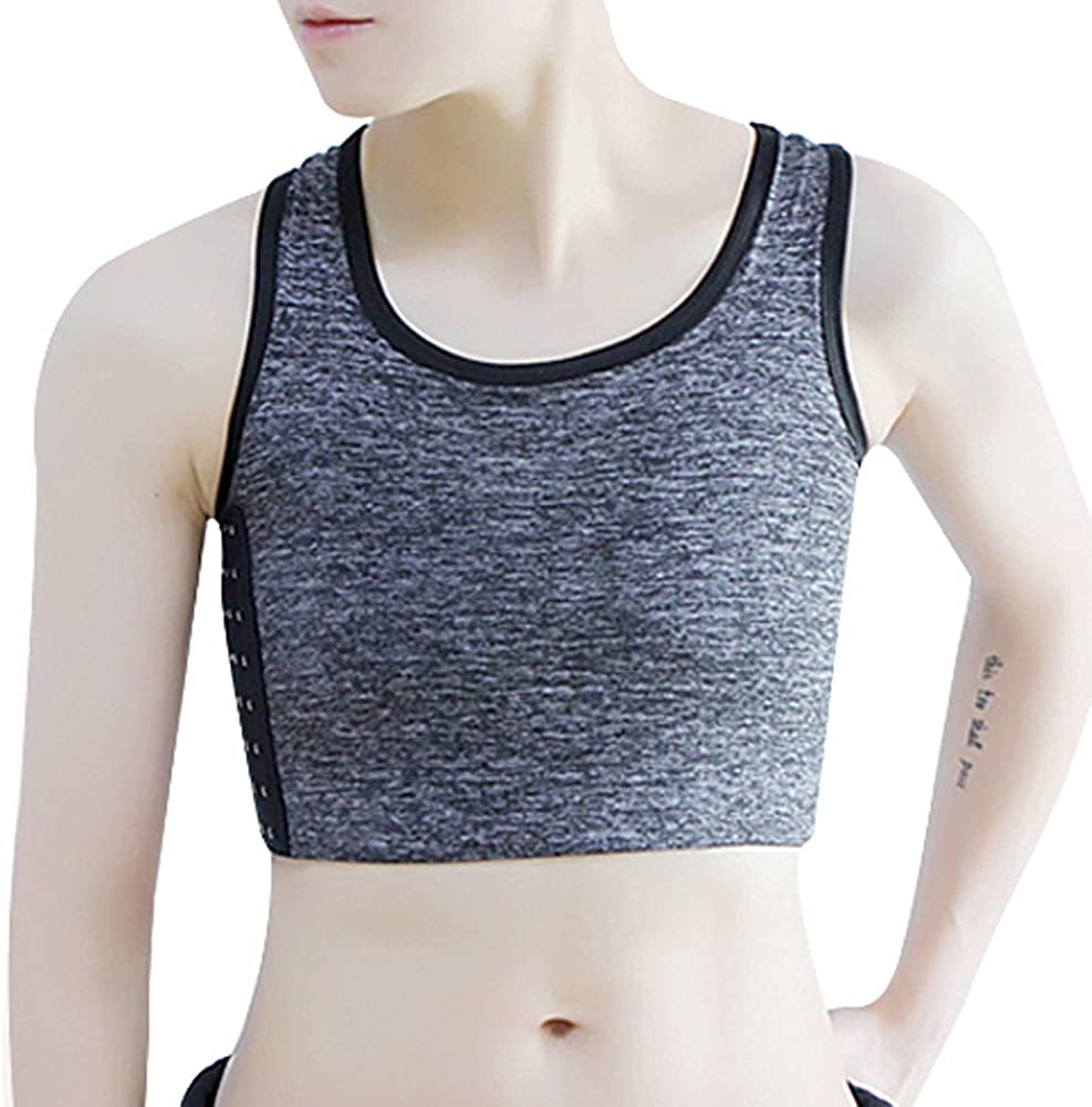 MRIMIN Transgender Supply MRIMIN FTM Women Tomboy Breathable Cotton Elastic Band Colors Chest Vest Binder Tank Top