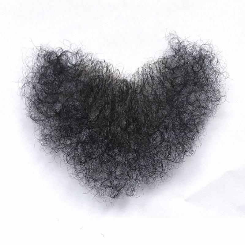 MRIMIN Wigs Option6 / Black MRIMIN FTM Handmade Pubic  Wig Human Hair Toupee Merkin Wig For Male and Female
